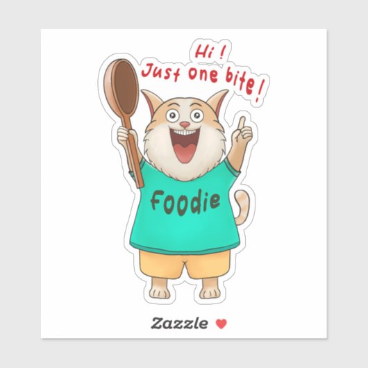 Hoi! Gewoon één hapje! Kat — De innerlijke stem va Sticker (Vel)
