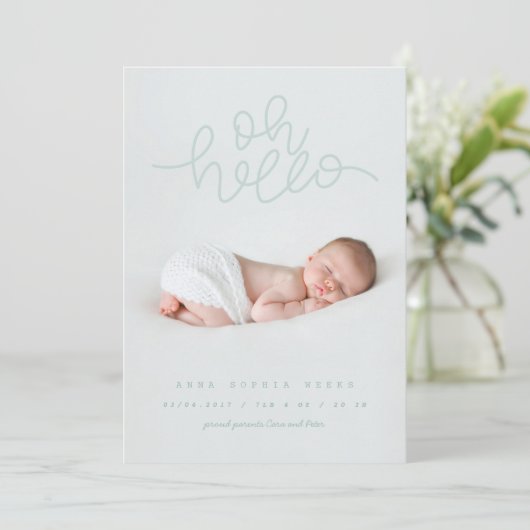 HOI HALLLO AANKONDIGING (Staand voorkant)