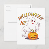 Hoi ! Halloween Briefkaart (Voorkant / Achterkant)