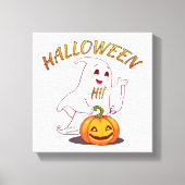 Hoi ! Halloween Canvas Afdruk (Voorkant)