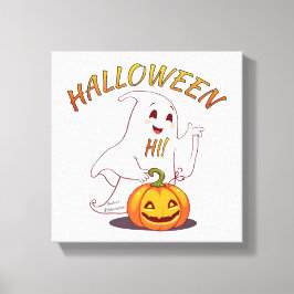 Hoi ! Halloween Canvas Afdruk