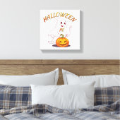 Hoi ! Halloween Canvas Afdruk (Insitu (Slaapkamer))