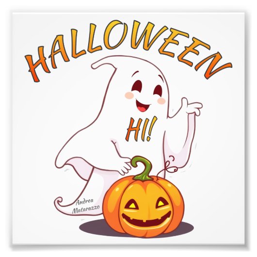 Hoi ! Halloween Foto Afdruk (Voorkant)