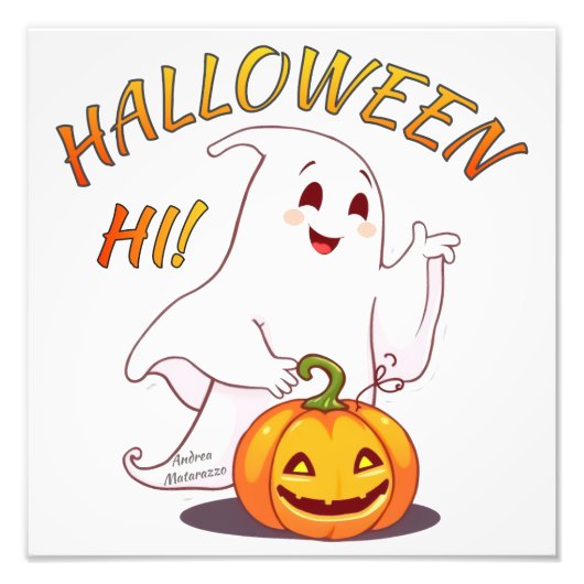 Hoi ! Halloween Foto Afdruk (Voorkant)