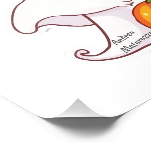 Hoi ! Halloween Foto Afdruk (Hoek)