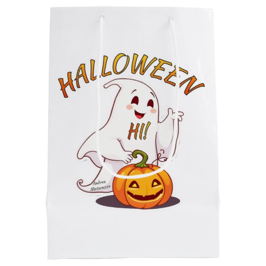 Hoi ! Halloween Medium Cadeauzakje (Achterkant)