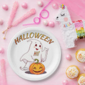 Hoi ! Halloween Papieren Bordje (Feest)