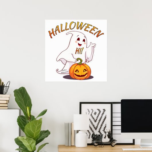 Hoi ! Halloween Poster (Thuiskantoor)