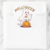 Hoi ! Halloween Vierkante Sticker (Tas)
