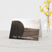 Hoi! Het is je verjaardag... Kaart (Gele Bloem)