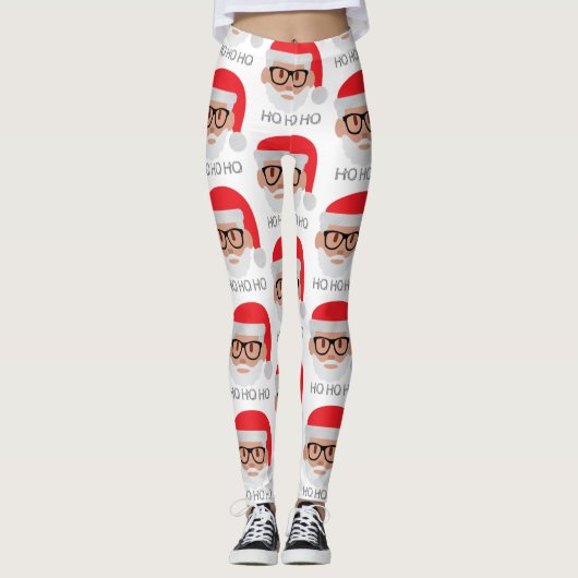 Hoi hipster santa leggings (Voorkant)