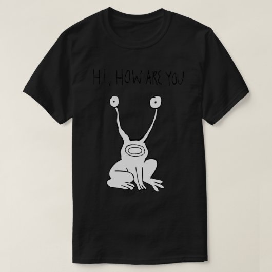 Hoi Hoe gaat het met Daniel Johnston Classic T-Shi T-shirt (Design voorkant)