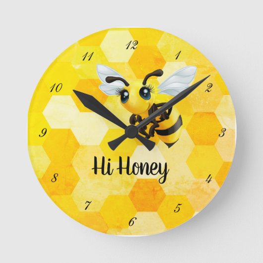 Hoi Honey Ronde Klok (Voorkant)