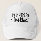 Hoi Hongarije Ik ben papa T-Shirt Trucker Pet (Voorkant)