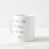 Hoi, ik ben de student, ik ben het, de school koffiemok (Voorkant links)