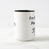 Hoi. Ik ben een PPL-persoon. Tweekleurige Koffiemok (Center)