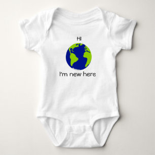Hoi. Ik ben nieuw hier. Funny baby creeper Romper