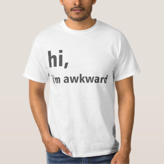 Hoi, ik ben onhandig t-shirt