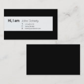 Hoi! Ik ben - Visitekaartjes voor Dating (Voorkant / Achterkant)