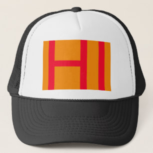 Hoi, kan hallo betekenen, of HI zoals in Initialen Trucker Pet