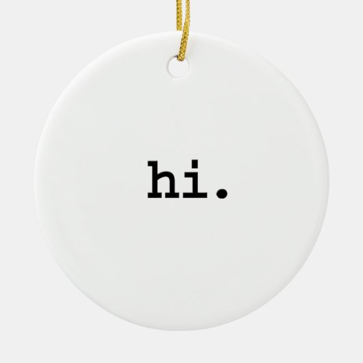 Hoi. Keramisch Ornament (Voorkant)