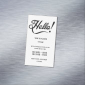 Hoi Magnetisch Visitekaartje (Voorbeeld)