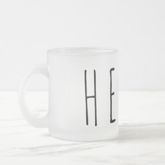 Hoi Matglas Koffiemok (Links)