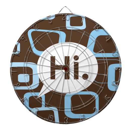 Hoi. Metaal kooisdartboard Dartbord (Voorkant)