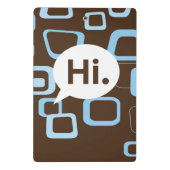 Hoi. Mini-klembord Mini Klembord (Achterkant)