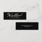 Hoi! ProfielVisitekaartje Mini Visitekaartje (Voorkant / Achterkant)