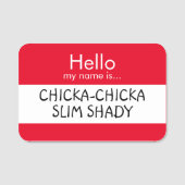 Hoi... Slim Shady Naamplaatje (Voorkant)