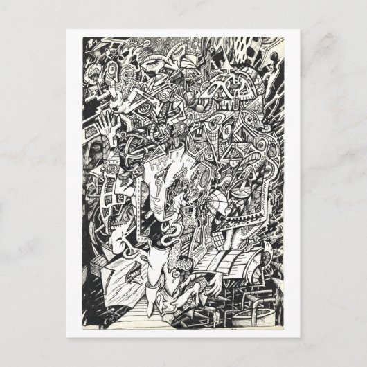 "Hoi!", van Brian Benson Briefkaart (Voorkant)