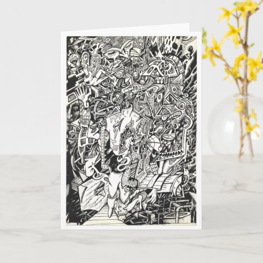 "Hoi!", van Brian Benson Kaart (Gele Bloem)