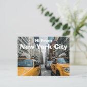 Hoi van het New York City Briefkaart (Staand voorkant)