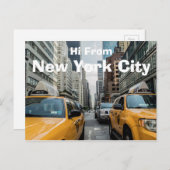 Hoi van het New York City Briefkaart (Voorkant / Achterkant)