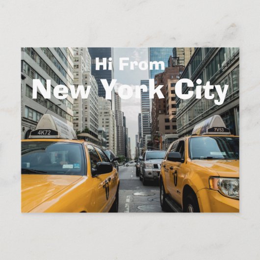 Hoi van het New York City Briefkaart (Voorkant)