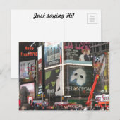 Hoi van NYC briefkaart! Briefkaart (Voorkant / Achterkant)