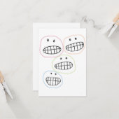 Hoi! Wenskaart Kaart (Voorkant / Achterkant in situ)