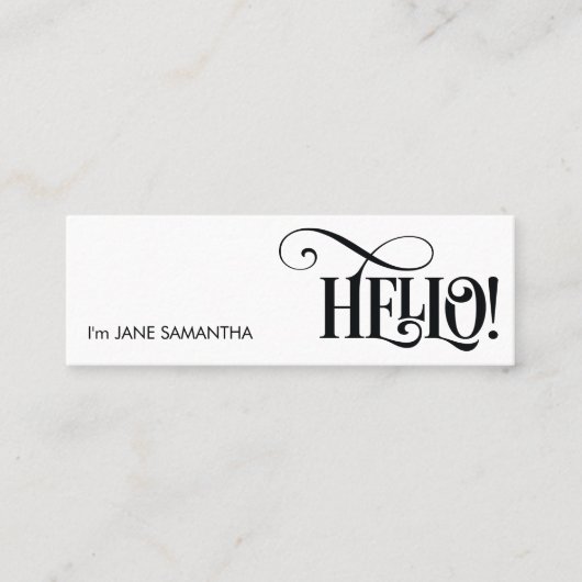 Hoi! Witte Visitekaartje (Voorkant)