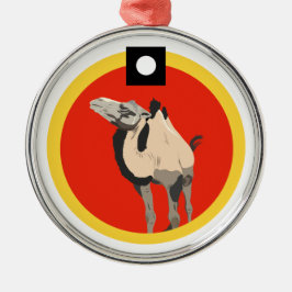 HoiHo de Camel Metalen Ornament