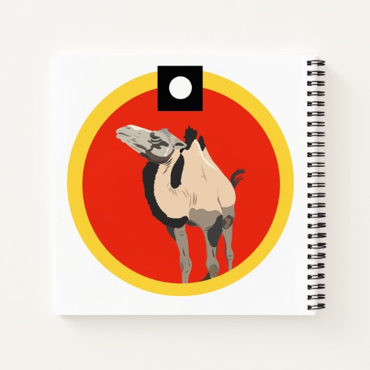 HoiHo de Camel Notitieboek (Achterkant)