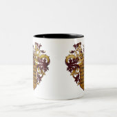 Hoist the Black Flag Mencken Quotation Tweekleurige Koffiemok (Center)