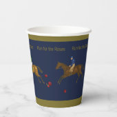 Hoity Toity House Run voor de Rozen Cup Papieren Bekers (Achterkant)