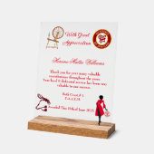 HOJ Appreciation Award acryl teken Bord (Hoek)