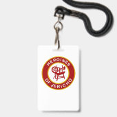 HOJ BADGE (Achterkant met lanyard)