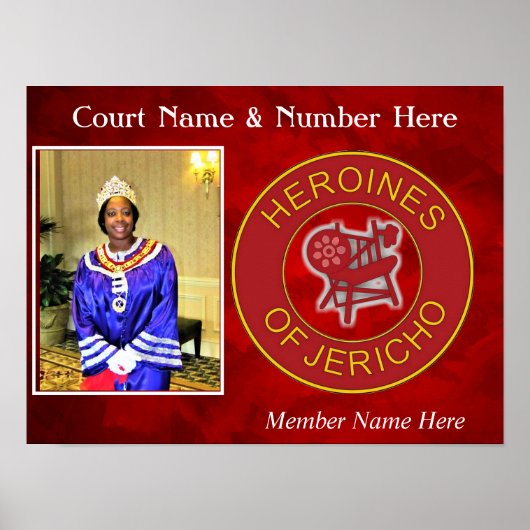 HOJ Foto personaliseren Poster (Voorkant)