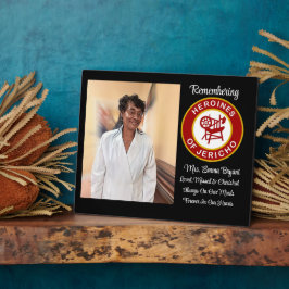 HOJ Geliefd, Gemist & Gekoesterd  Herdenkingsplaqu Fotoplaat