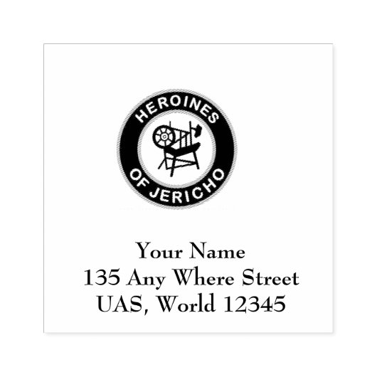 HOJ gepersonaliseerd Rubberstempel (Afrduk)