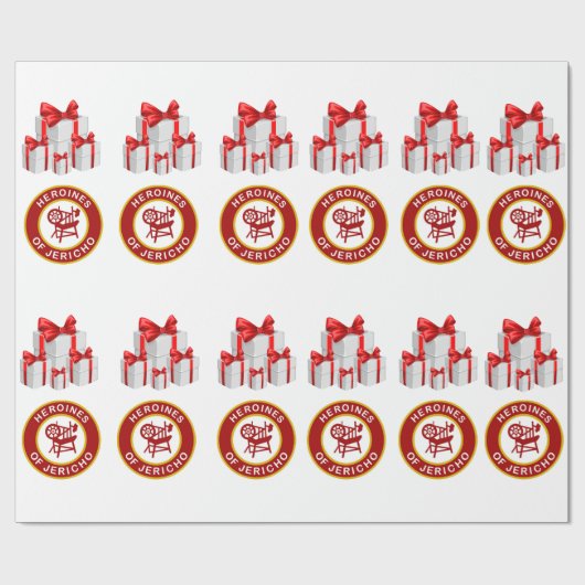 HOJ kerst Cadeaupapier (Vlak)