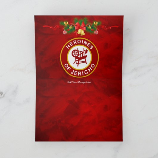 HOJ Kerstkaart Kaart (Binnen)